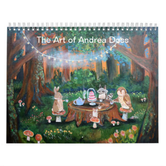 Whimsical Storybook Art Calendar by Andrea Doss