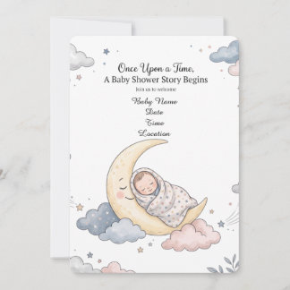Whimsical Storybook Classic | Baby Shower Invitation