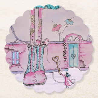 Whimsical Storybook Paper Coasters