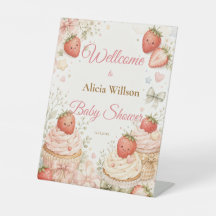 Whimsical Strawberry Baby Shower