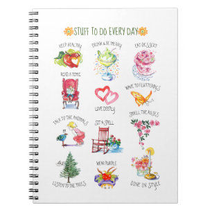 Whimsical Stuff to Do Every Day Notebook