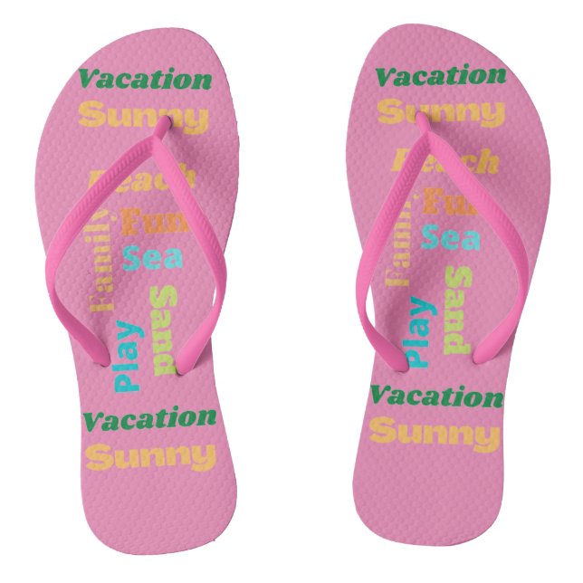 whimsical summer fun  jandals (Footbed)