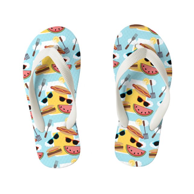 Whimsical Summer Fun Kid's Jandals (Footbed)