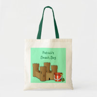 Whimsical Summer Sand Castle Beach Pail and Shovel