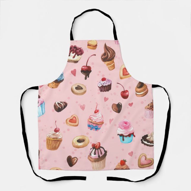 Whimsical Summer Sweets Apron (Front)