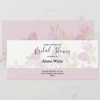 Whimsical Summer Watercolor Flowers Hand-painted
