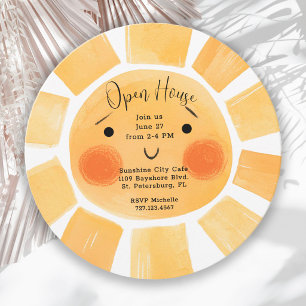 Whimsical Sunny Open House Invitation