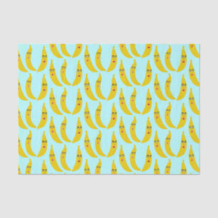 Whimsical Sweet Banana Trio Gift Tissue Paper