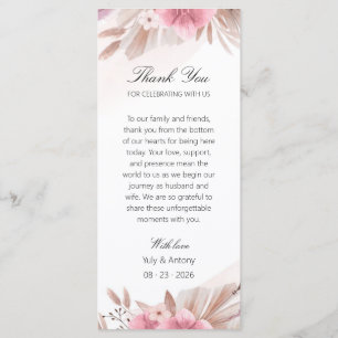 Whimsical Tabletop Welcome Dinner Appreciation Programme