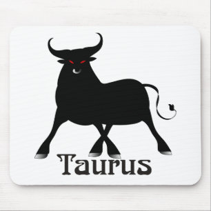 Whimsical Taurus Mousepad