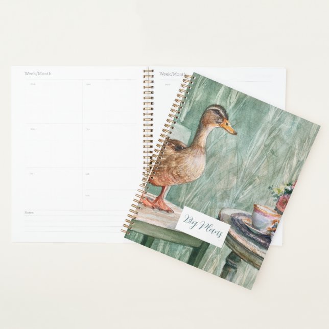 Whimsical Teatime with Duck ( *NEW ) Planner (Display)