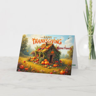 Whimsical Thanksgiving Harvest Card