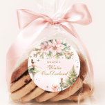 Whimsical The Nutcracker Winter Onederland  Classic Round Sticker<br><div class="desc">Whimsical The Nutcracker Winter Onederland Classic Round Sticker
Matching items available.</div>