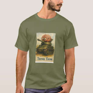 Whimsical Think Tank Cartoon Design