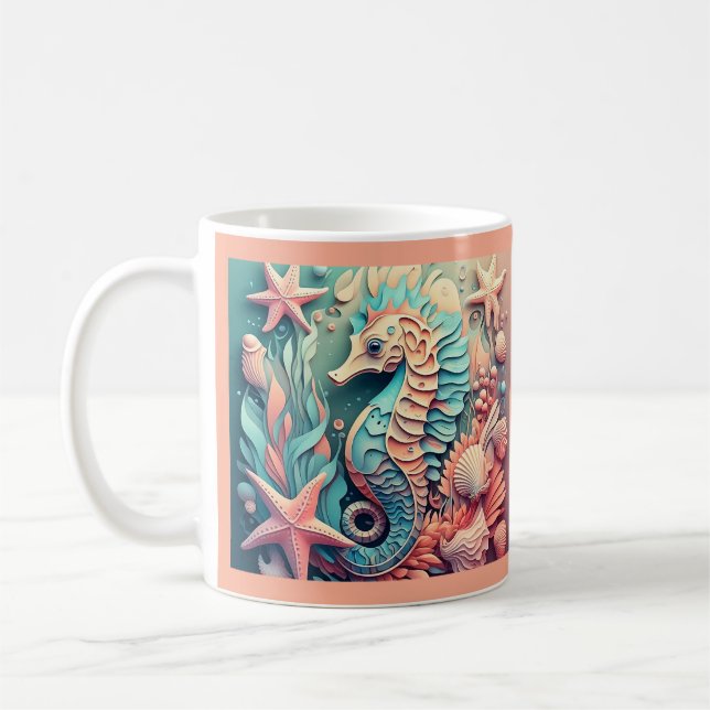 " WHIMSICAL TIDES " COFFEE MUG (Left)