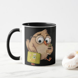 Whimsical Traveller Bird – Kind Ones Adventure Mug