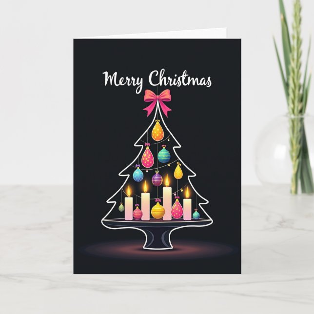 Whimsical Tree Art Card (Front)