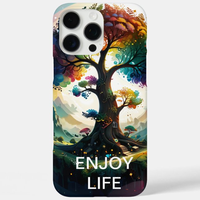 Whimsical Tree Of Life Fantasy Aesthetic Case-Mate iPhone Case (Back)