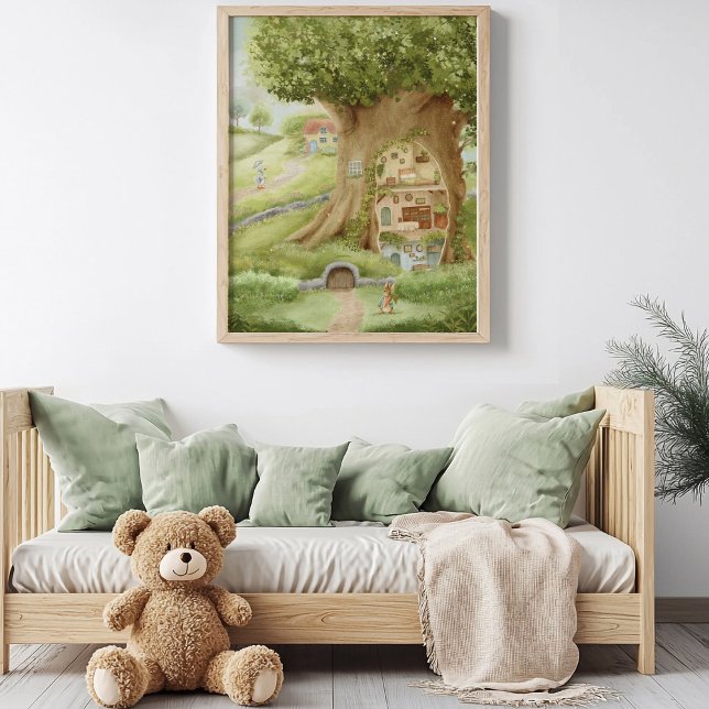 Whimsical Treehouse Storybook  Poster (Creator Uploaded)
