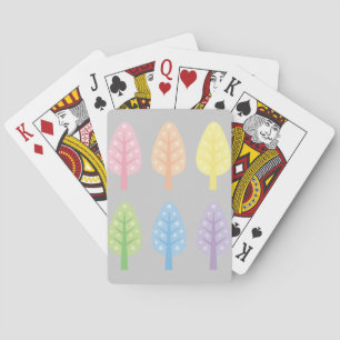 Whimsical Trees Playing Cards
