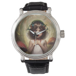 whimsical trippy mushroom lovers  watch