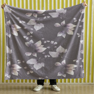 Whimsical Twilight Seamless Pattern Sherpa Blanket