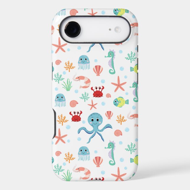 Whimsical Underwater Sea Creatures (Back)