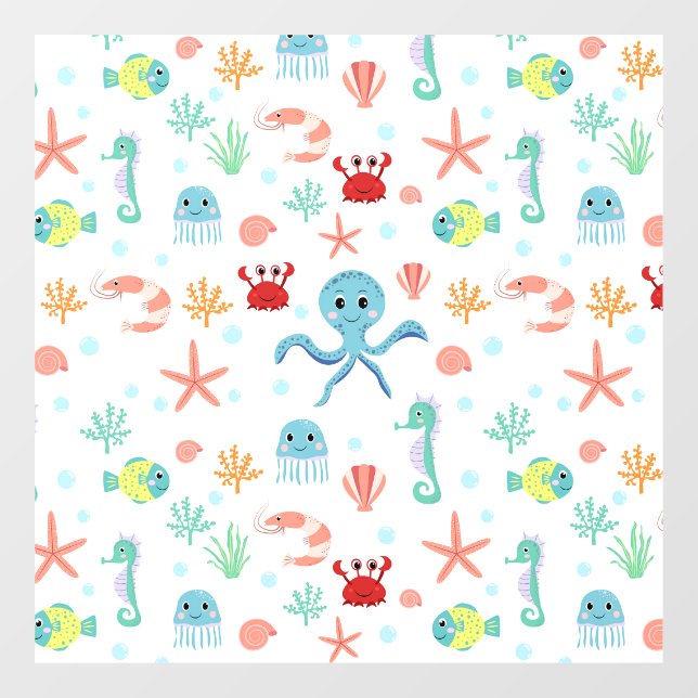 Whimsical Underwater Sea Creatures (Sheet)