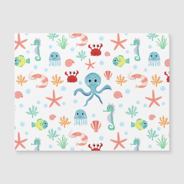 Whimsical Underwater Sea Creatures (Front)