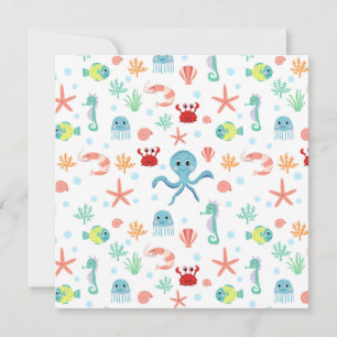 Whimsical Underwater Sea Creatures Announcement