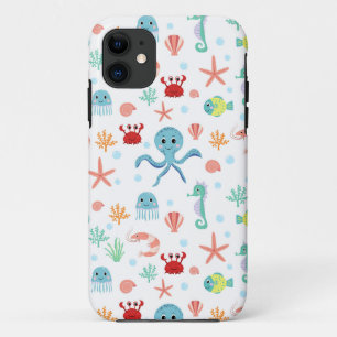 Whimsical Underwater Sea Creatures Case-Mate iPhone Case