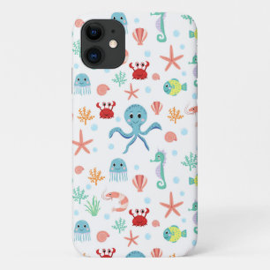 Whimsical Underwater Sea Creatures Case-Mate iPhone Case