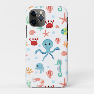 Whimsical Underwater Sea Creatures Case-Mate iPhone Case
