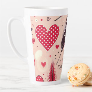 Whimsical Valentine's Love Garden Latte Mug