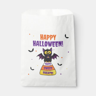 Whimsical Vampire Bat Candy Corn Halloween Favour Bags