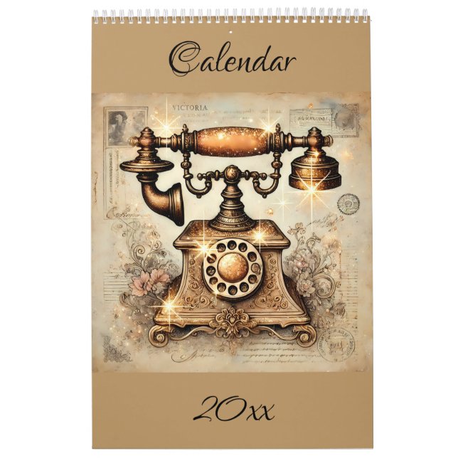 Whimsical Victorian Steampunk Calendar (Cover)