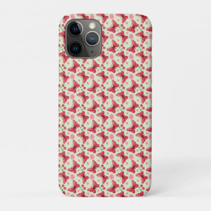 Whimsical Watercolor Butterfly and Cherry Pattern Case-Mate iPhone Case