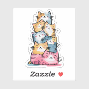 Whimsical Watercolor Cats Modern
