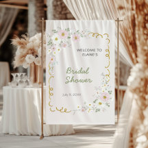 Whimsical Watercolor Floral Bridal Shower 