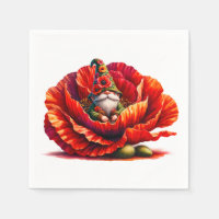 Whimsical Watercolor Garden Gnome