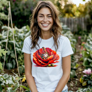 Whimsical Watercolor Garden Gnome T-Shirt