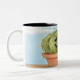 Whimsical Watercolor Garden Sprout Mug - Cute Plan