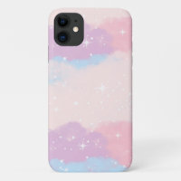 Whimsical Watercolor Multicolor Soft Pastel Cloud
