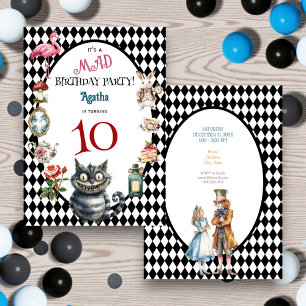 Whimsical Watercolor Wonderland Birthday Party Invitation