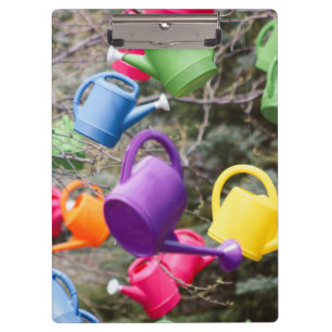 Whimsical Watering Cans Clipboard