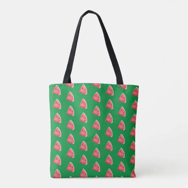 Whimsical Watermelon Slices   Tote Bag (Back)