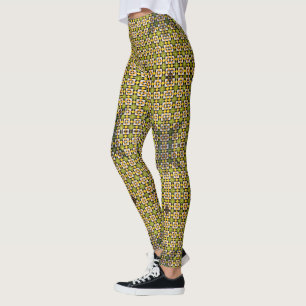 Whimsical Waves: Colourful Leggings Perfect for An