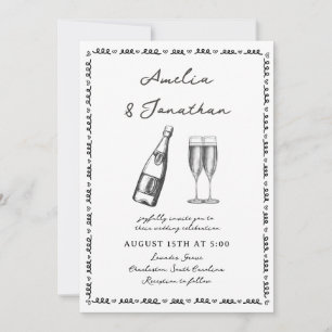 Whimsical Wedding Invitation