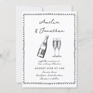 Whimsical Wedding Invitation