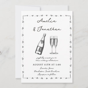 Whimsical Wedding Invitation